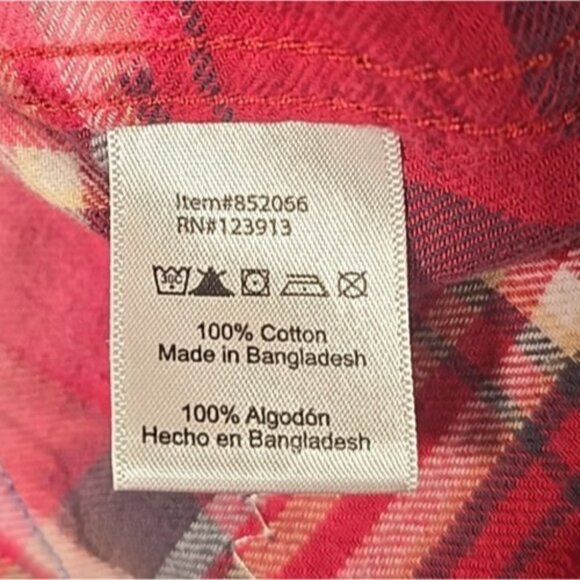 OOAK Upcycled Flannel Shacket Shirt Jason Aldean Small Town Country Music Sz XL - Picture 16 of 16